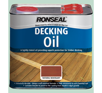 RONSEAL DECKING OIL 2.5LTR NATURAL OAK